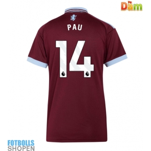 Billiga Aston Villa Pau Torres #14 Hemmatröja Dam 2026-27 Kortärmad